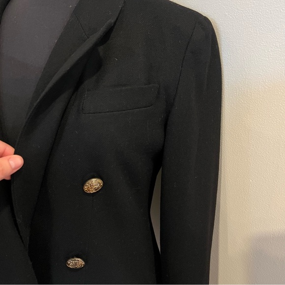 Vintage Stephanie Andrew’s Black Double-Breasted Women's Blazer - Picture 8 of 12